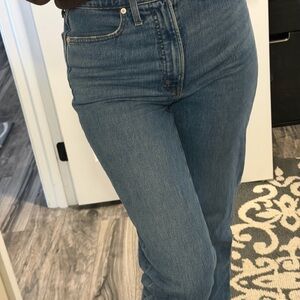 Madewell Women's Straight Leg Blue Jeans